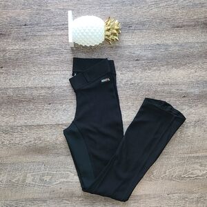 Kerrits Microcord Extended Knee Patch Bootcut Riding Pant W/O Pockets - Black